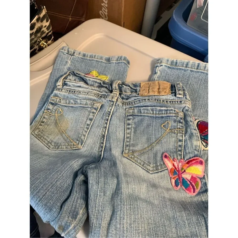 1989 Place BOHO Hippie Patched Jeans
